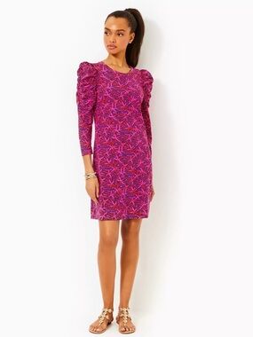 Lilly Pulitzer Steffie Puff-Sleeve Mini Dress- NWT size Large